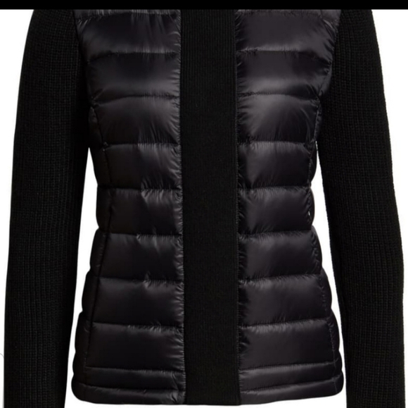 Andrew Marc NWT packable knit trim puffy jacket - Picture 3 of 4